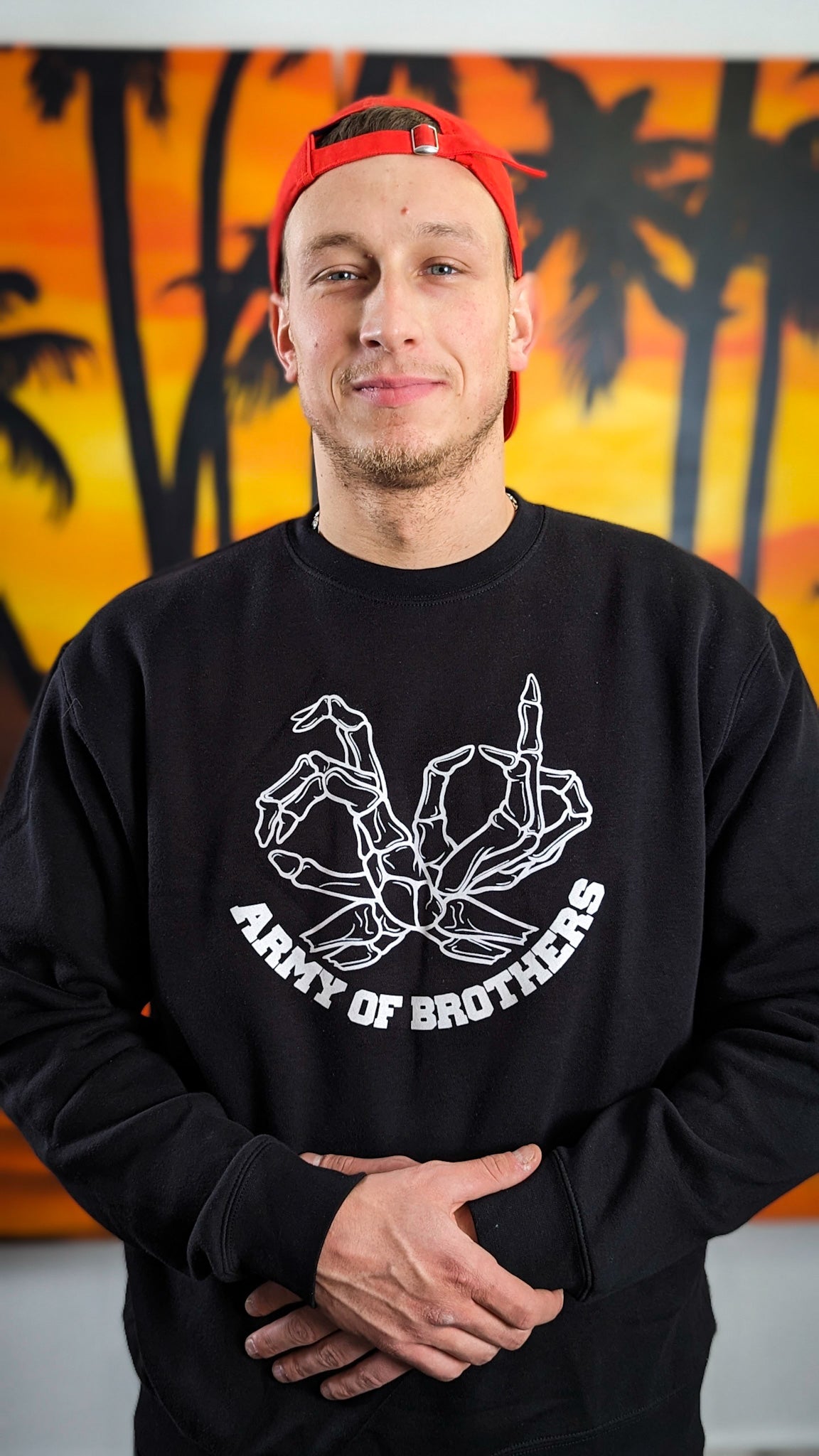 AOB Glow Skelett Crewneck